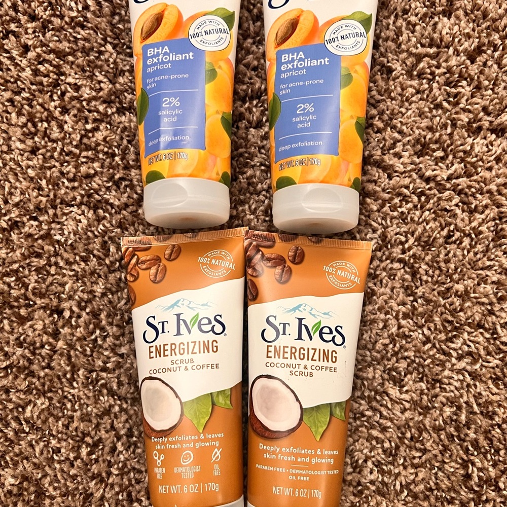 Energizing Coconut/Coffee & BHA exfoliant Face Scrub Bundle
